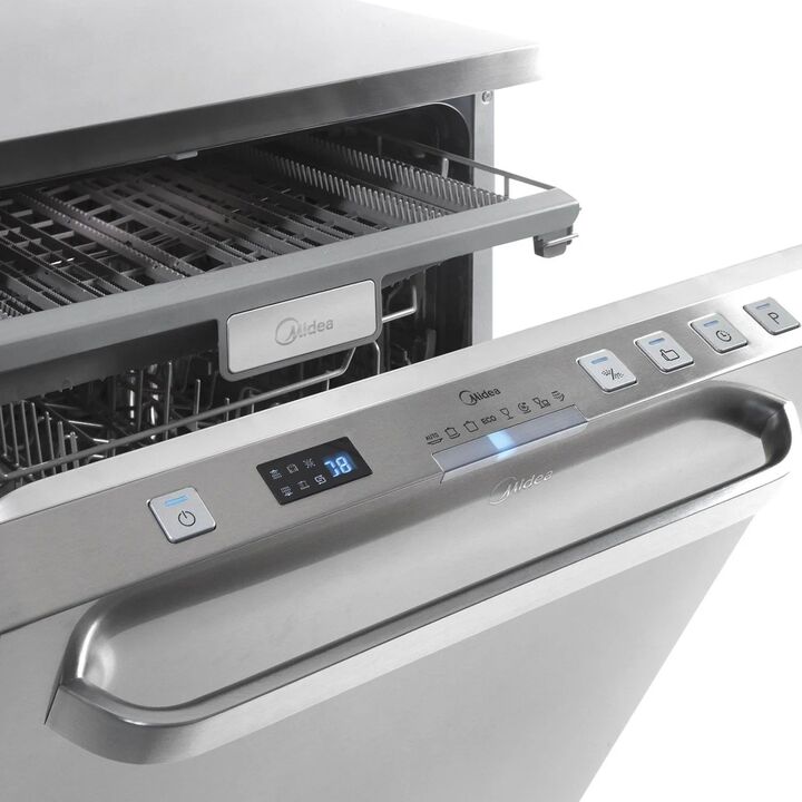 Lavavajillas MIDEA DE-214XAR1 14 sets Inox clase A+ - Vista 3