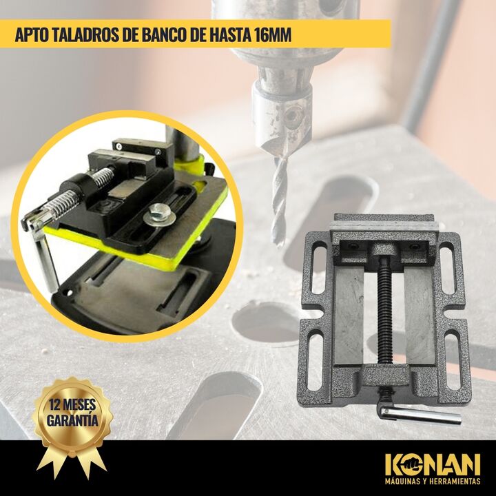 Konan Morsa Plana De 4 Profesional Para Taladro konan - Vista 5