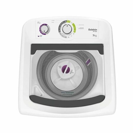 Lavarropas Eslabon de Lujo EWH07BBDIM 7kg 750RPM carga superior