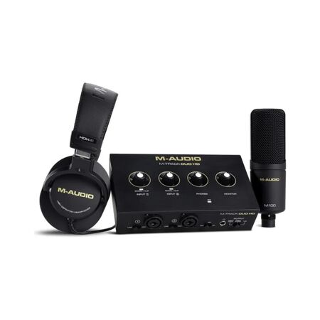 Combos	M-AUDIO	FOBMTRACKDUOHDPACK	NEGRO
