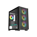 Gabinete Arkham Lotor 6 Fan ARGB M-ATX - Miniatura 1