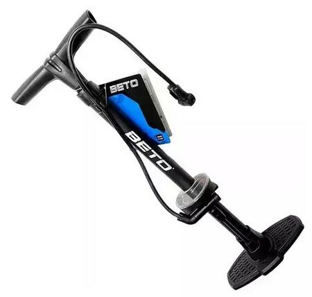 INFLADOR DE PIE PARA BICICLETA CON MEDIDOR BETO CMP- 092G1