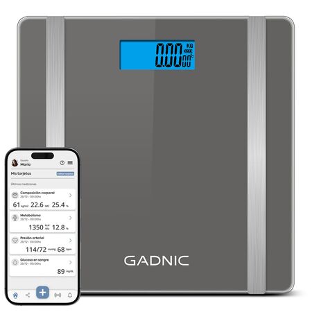 Balanza Digital Gadnic G07 Bluetooth Eléctrica 180KG