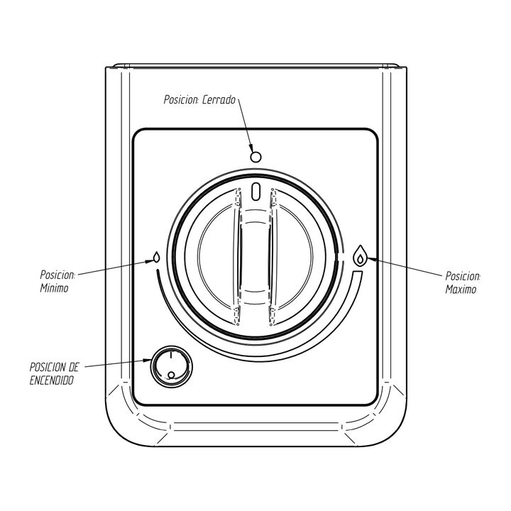 Calefon Escorial Ce-14l 14 Litros Gn Grafito Gas Natural - Vista 7