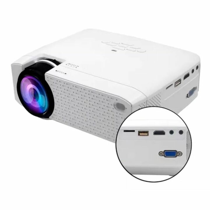 Proyector Kanji KJ-814 1600lm blanco 220V - Vista 2