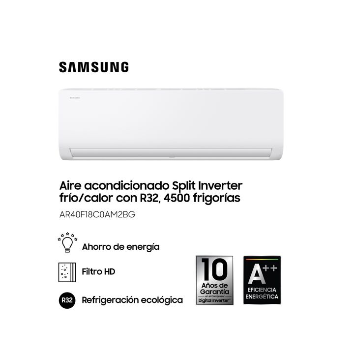 Aire Acondicionado SAMSUNG 5250W F/C INVERTER Eficiencia A - Vista 8