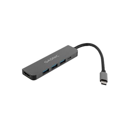 Adaptador USB C Hub Para Mac y Pc 4 en 1 Usb C - HDMI - Usb 3.0