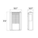 CALEFACTOR COPPENS PELTRE ACERO 2500 kcal/h - TBU, MG, IZQ. - Miniatura 2