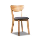 SILLAS NORDICAS DEFRANCE - 2 SILLAS TAPIZ NEGRO (AZKAR00047) - Miniatura 2