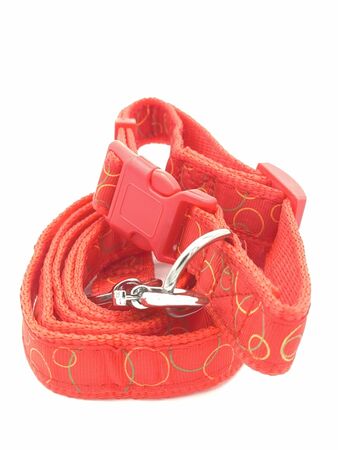 Correa De Perro Con Collar ROJA - 90485 RJ