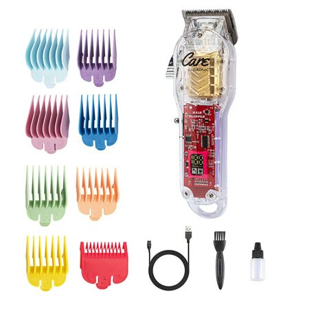 Maquina de Cortar El Pelo Gadnic Profesional Armazón Transparente 100-240v