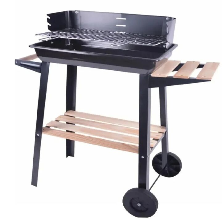 Parrilla Portatil a Carbon Negra Metalica Alpaca ALP-28020 - Vista 2