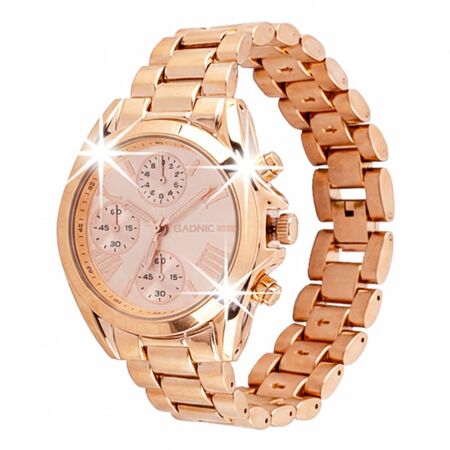 Reloj De Mujer Gadnic Cuarzo Analógico Resistente Al Agua