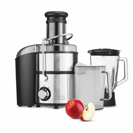 Juguera Centrífuga Con Licuadora Peabody Pe-jl6003 800w 1,5 Color Plateado