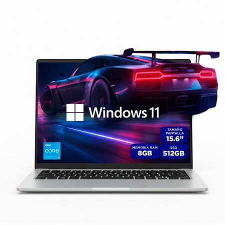 Notebook HP 15-FD0043LA Windows 11 Home Intel Core i5 RAM 8GB SSD 512GB FHD 156”