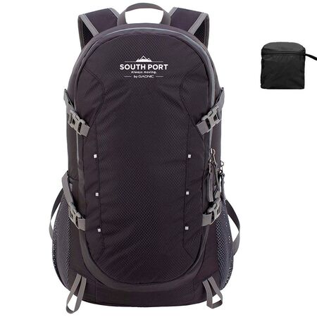 Mochila Plegable Negra Gadnic Capacidad 40L