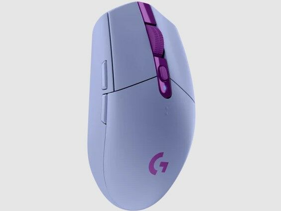Mouse Logitech G305 Gamer Wireless Lilac - Vista 2
