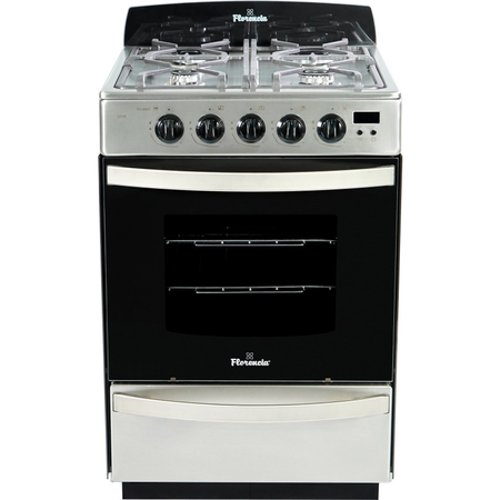 Cocina Florencia 5558 EfA Inox 4 Hornallas 56Cm