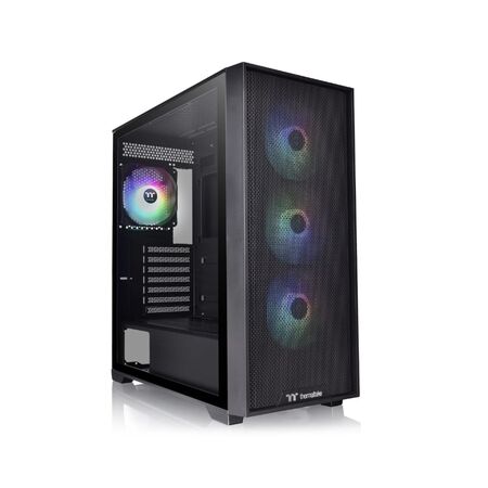 Gabinete con Fuente 750W Thermaltake H390 TG Fan x4 ARGB E-ATX