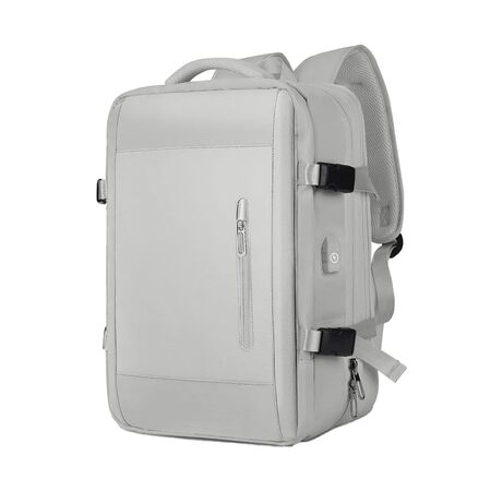 Mochila de Viaje Gris Gadnic Expansible Impermeable 40L