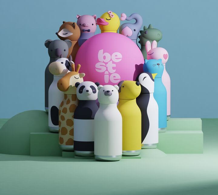 Botella Asobu Bestie 460ml - Koala - Vista 4