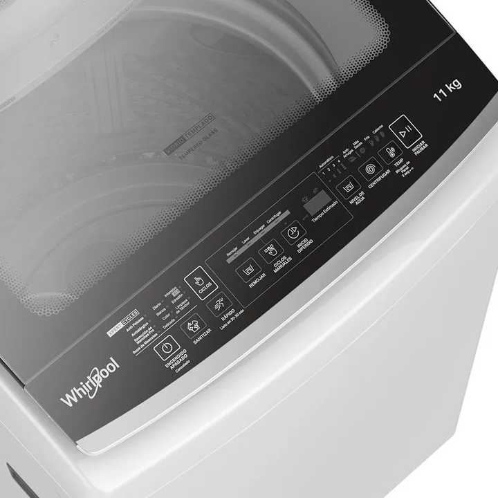 Lavarropas Whirlpool WW11BLAZWA 11kg carga superior blanco - Vista 5