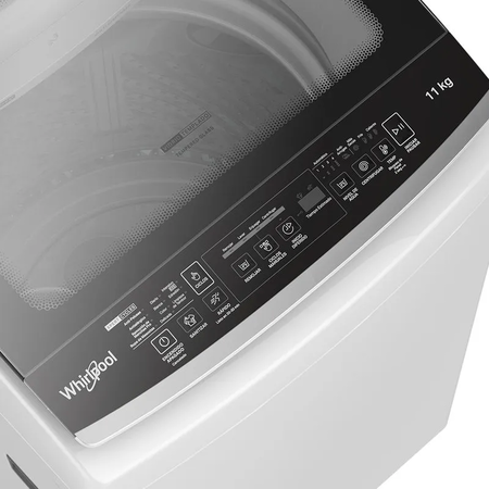 Lavarropas Whirlpool WW11BLAZWA 11kg carga superior blanco