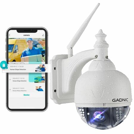 Cámara de Seguridad Gadnic Domo Motorizado IP WiFi Full HD Visión Nocturna 1080P