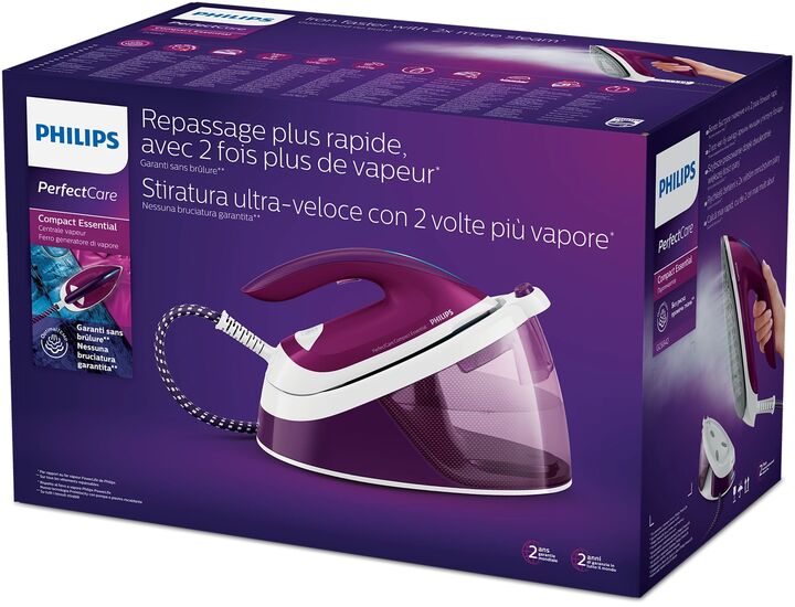 Plancha a Vapor Philips Perfect Care Compact GC6842/30 1.3L 2400W - Vista 6