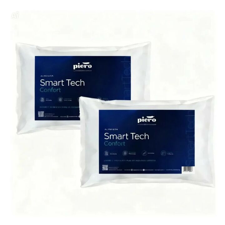 Almohadas Smart Tech Confort Piero Fibra 70x40cm Combo x2 - Vista 1