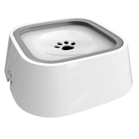 Cuenco Tazón de Agua Flotante Blanco Gadnic PETB12 Bebedero Antiderrame