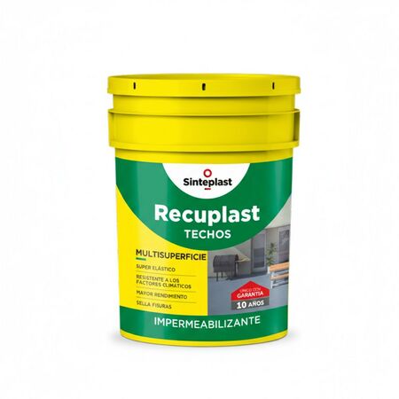 Recuplast Membrana Liquida Impermeabilizante para Techos 20kg Blanco Mate Sinteplast