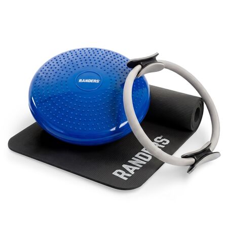 Kit Funcional Disco Equilibrio + Mat 10mm + Aro Flexible Randers