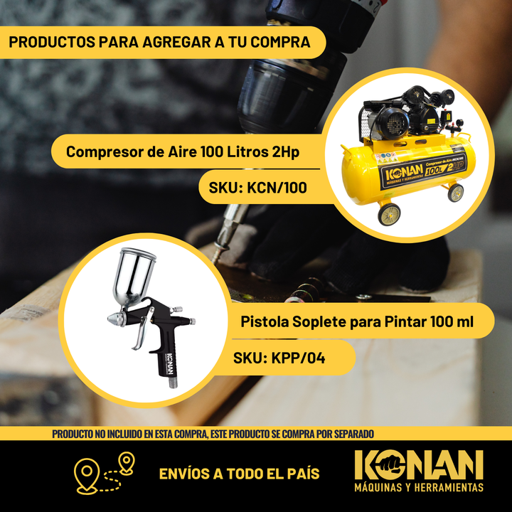 Motobomba Agua Naftera 1 Pulgada 1,95 Hp Succion 52cc Konan - Vista 6