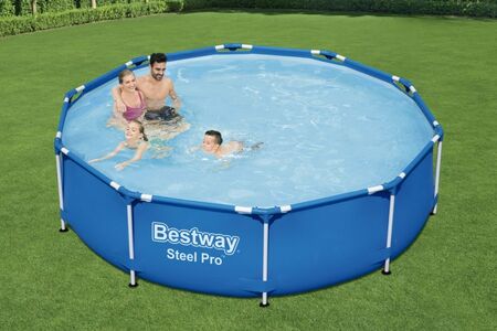 Pileta Estructural Redonda Bestway Steel Pro 4678 Litros