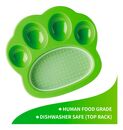 Mini Alimentador Almohadilla Para Lamer Petdreamhouse Verde - Miniatura 5