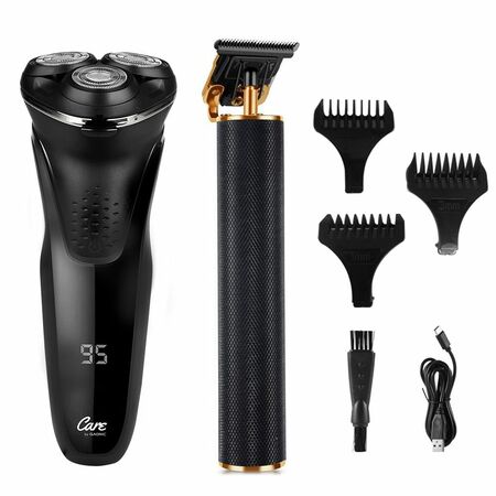 Kit de barberia Afeitadora Eléctrica Gadnic DW2000 + Patillera T900