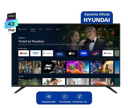 SMART TV HYUNDAI 43" HYLED-43FHD7A FULL HD ANDROID TV