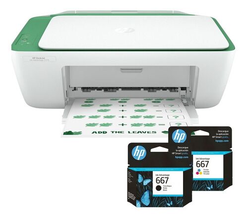 Impresora Hp Multifunción Dj Ink Advantage 2375 + Cartuchos - Vista principal