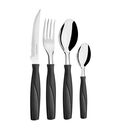 Juego De Cubiertos 24 Piezas Itaparica Negro Brinox 6000712 - Miniatura 2