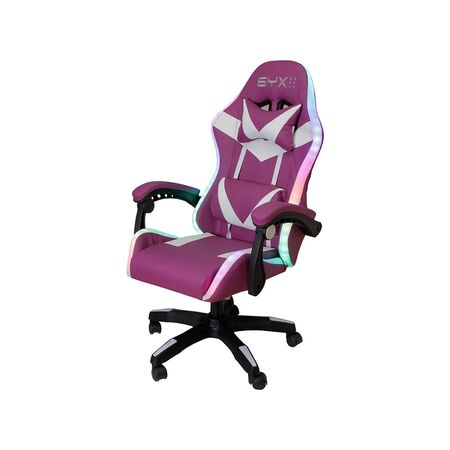Silla Gamer Syx GCS02 Purpura con Blanco