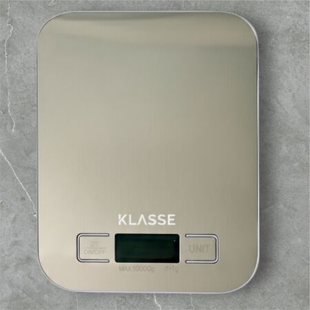 Balanza De Cocina Digital Acero Inoxidable Klasse 10Kg (KS2002)