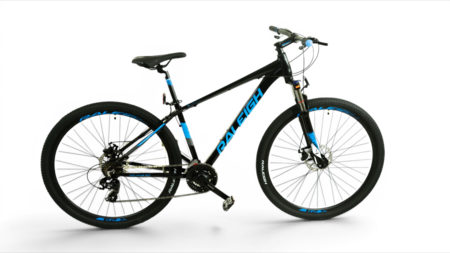 Bicicleta Raleigh Mojave 2.0 - Talle 21"-XL - Negro-azul -Cuadro de aluminio- Frenos a discos mecanicos- 21 Vel. Rodado 29 _ Linea 2026.