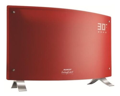 Calefactor Eléctrico Convector Peabody Pe-vqd20 Rojo 220v - Vista 2