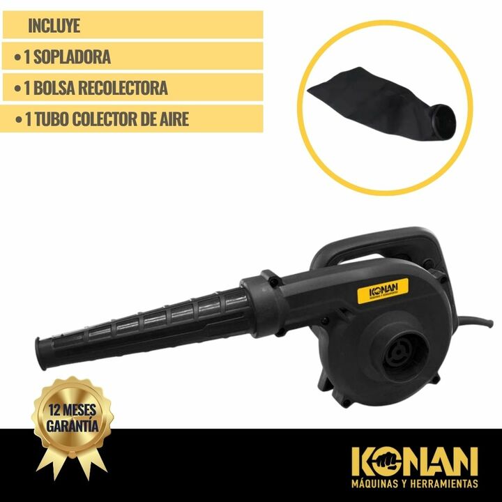 Soplador Eléctrico Konan de 650W KSE-650 - Vista 8