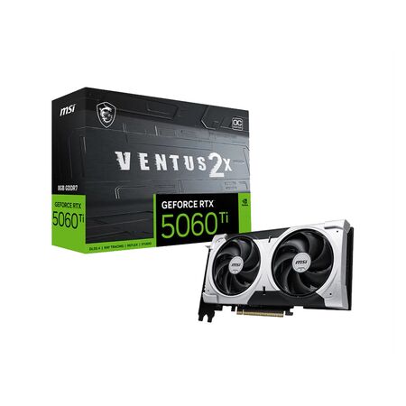 Placa de Video MSI 8GB RTX5060 Ti Ventus 2x OC Plus GDDR7