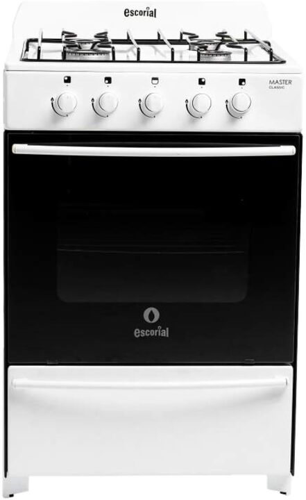 Cocina Escorial Gas Envasado Master Classic 4 Hornallas 56Cm Blanca - Vista principal