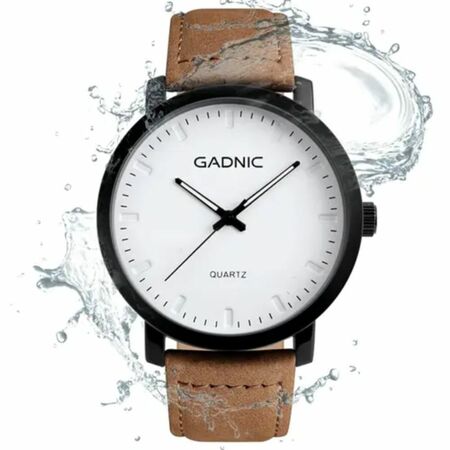 Reloj de Diseño Analógico Gadnic Hades Malla de Cuero