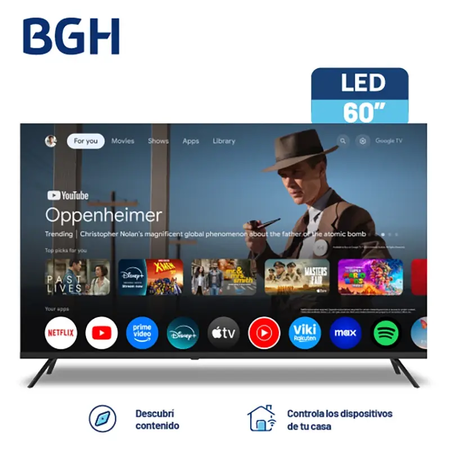 Smart Tv Led Bgh 60 Pulgadas Hd B6026Us6G Go