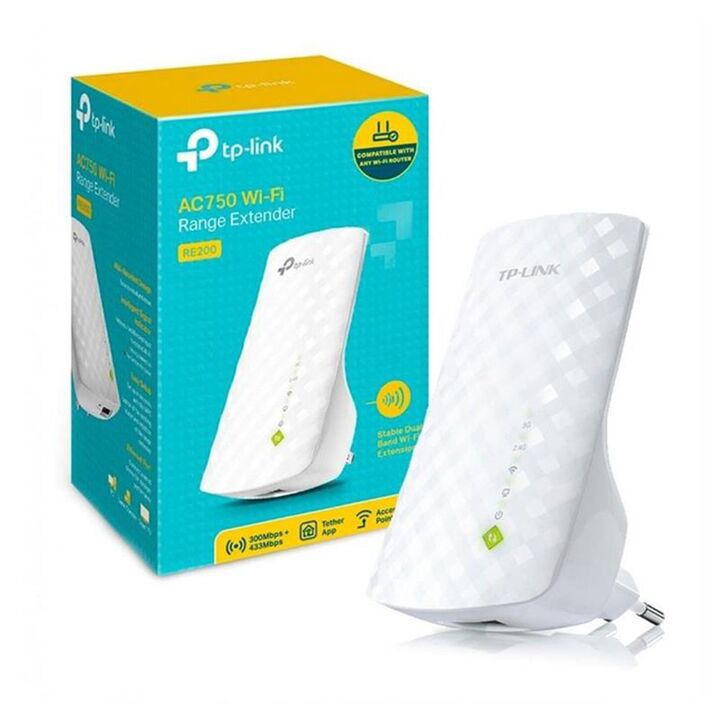 Extensor de Rango Tp-Link RE200 AC750 Dual Band - Vista 1